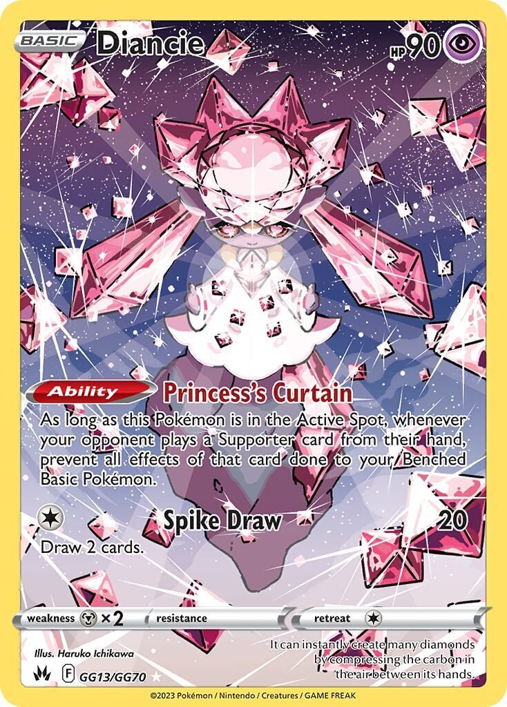 Diancie GG13/GG70 - Crown Zenith