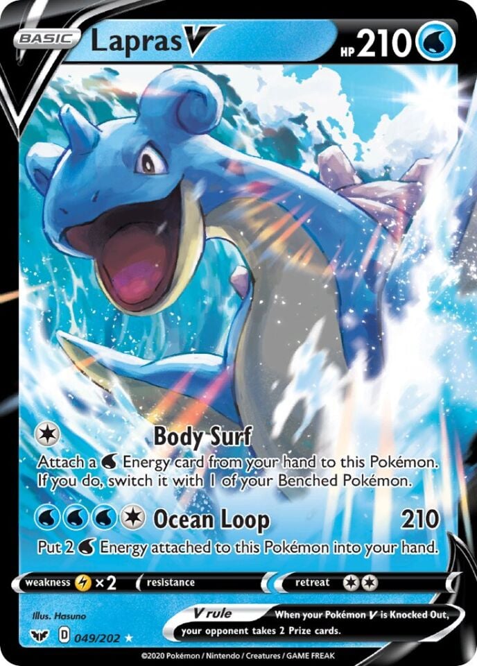 Lapras V 049/202 - Sword And Shield Base