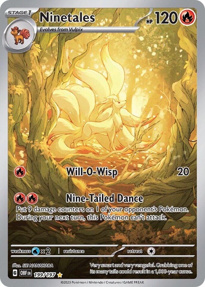 Ninetales 199/197 - Obsidian Flames