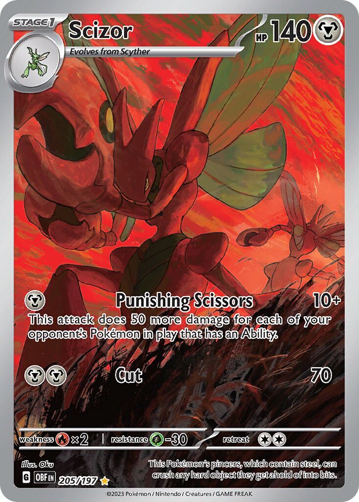 Scizor 205/197 - Obsidian Flames