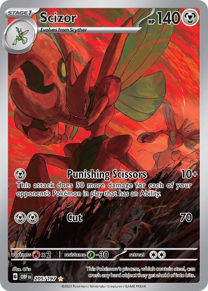Scizor 205/197 - Obsidian Flames