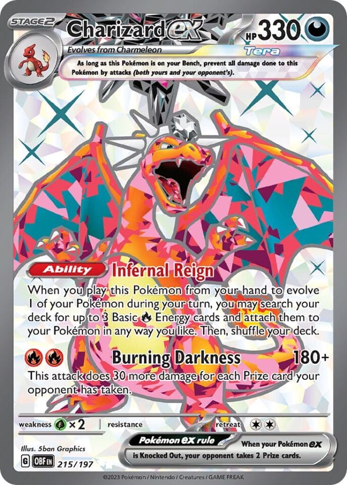 Charizard ex 215/197 - Obsidian Flames
