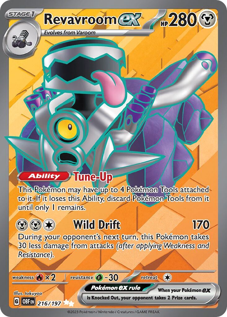 Revavroom ex 216/197 - Obsidian Flames