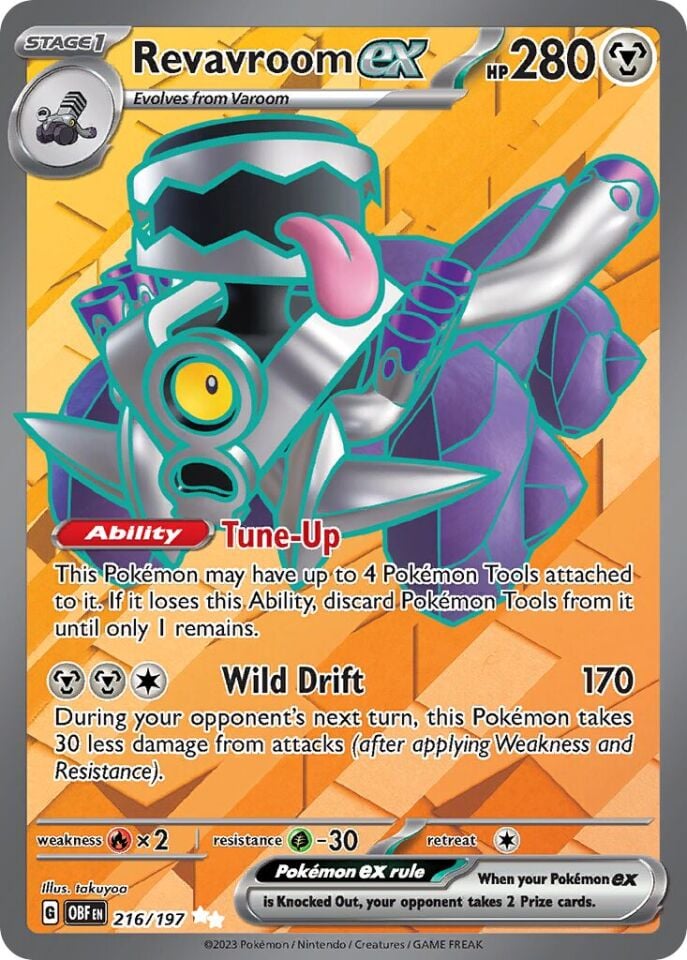 Revavroom ex 216/197 - Obsidian Flames