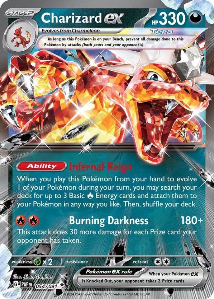 Charizard ex 054/091 - Paldean Fates