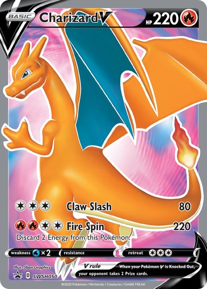 Charizard V SWSH050 - Sword And Shield Promo