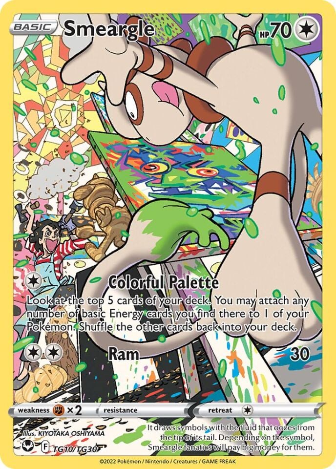 Smeargle TG10/TG30 - Silver Tempest