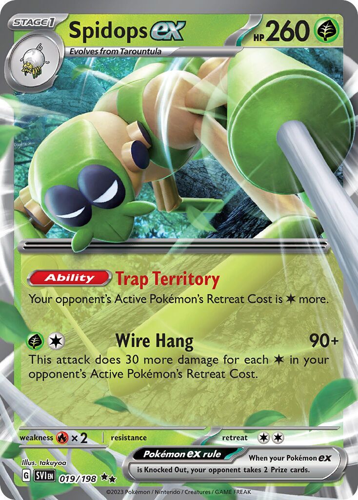 Spidops ex 019/198 - Scarlet And Violet Base