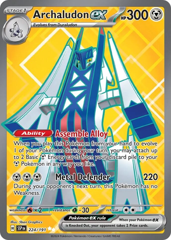 Archaludon ex 224/191 - Surging Sparks