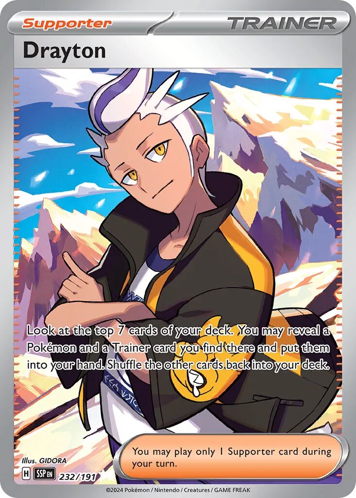 Drayton 232/191 - Surging Sparks