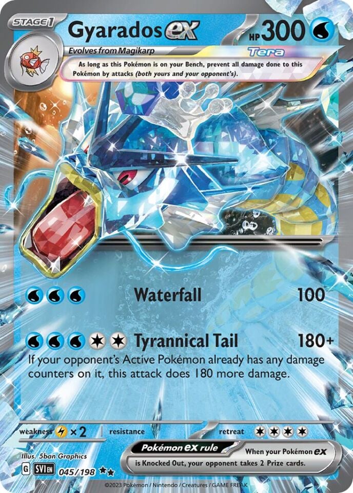 Gyarados ex 045/198 - Scarlet And Violet Base