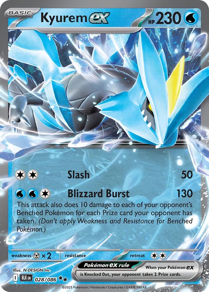 Kyurem ex 028/086 - Black Bolt