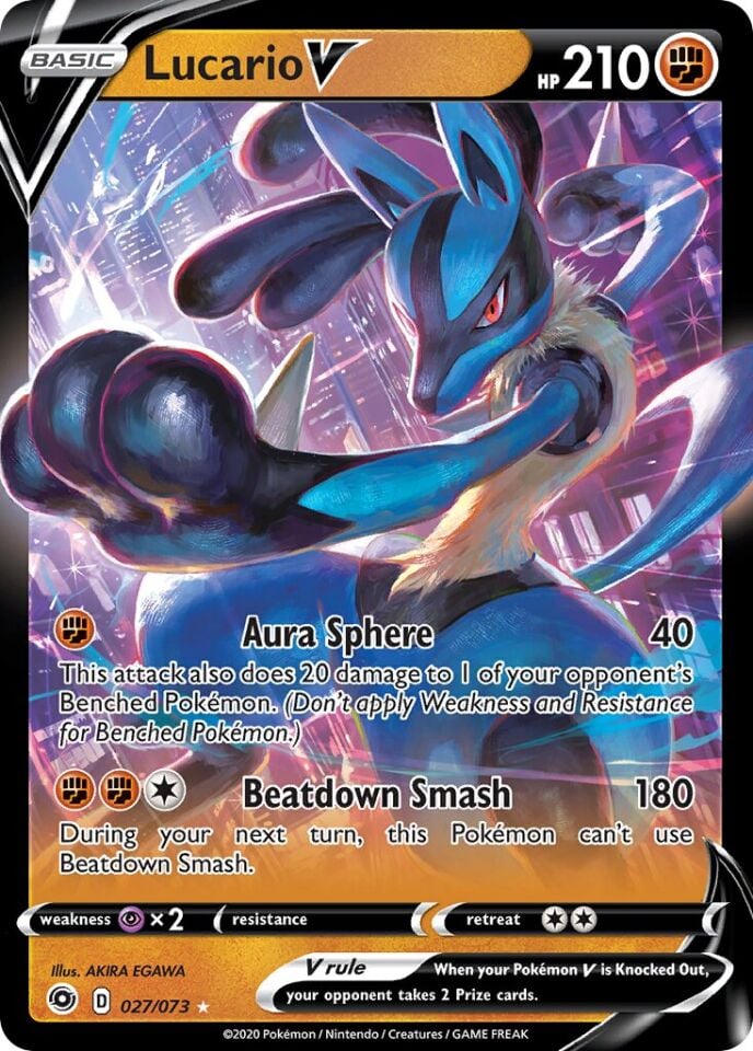 Lucario V 027/073 - Champions Path