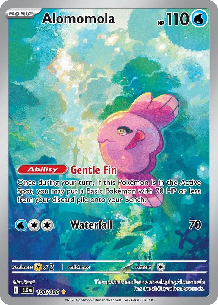 Alomomola 108/086 - Black Bolt