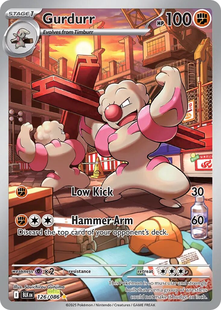 Gurdurr 126/086 - Black Bolt