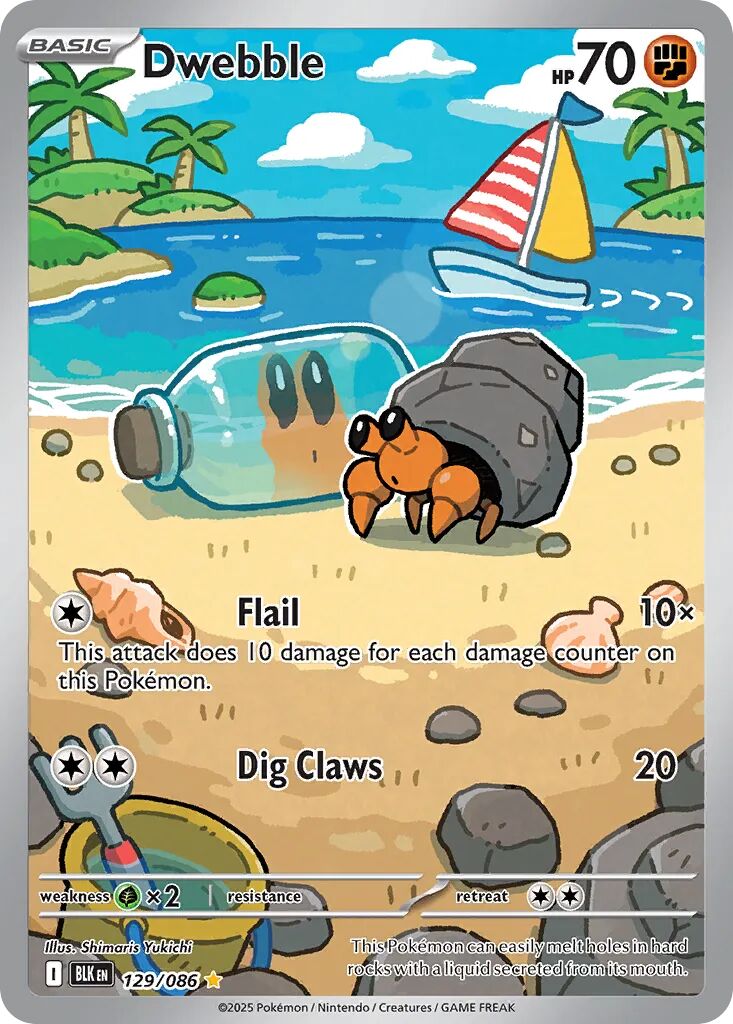 Dwebble 129/086 - Black Bolt