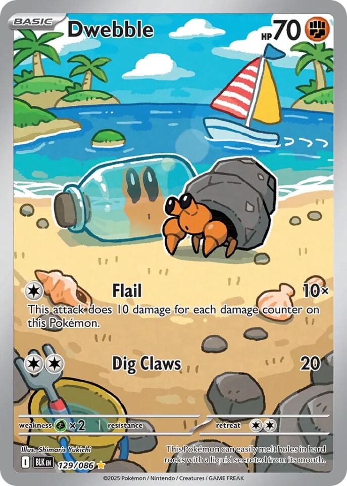 Dwebble 129/086 - Black Bolt